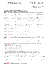 Toan 9-CL-CKI 2425 cuối kì 1 năm 2024 – 2025 Bình Thạnh – TP HCM.