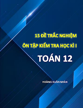 15 đề trắc nghiệm ôn tập kiểm tra học kì 1 Toán 12 có đáp án và lời giải