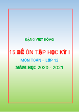 15 đề ôn tập học kỳ 1 Toán 12 năm học 2020 – 2021 – Đặng Việt Đông