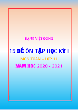 15 đề ôn tập học kỳ 1 Toán 11 năm học 2020 – 2021 – Đặng Việt Đông