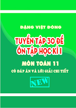 Tuyển tập 30 đề ôn tập học kì 1 Toán 11 có đáp án và lời giải chi tiết – Đặng Việt Đông